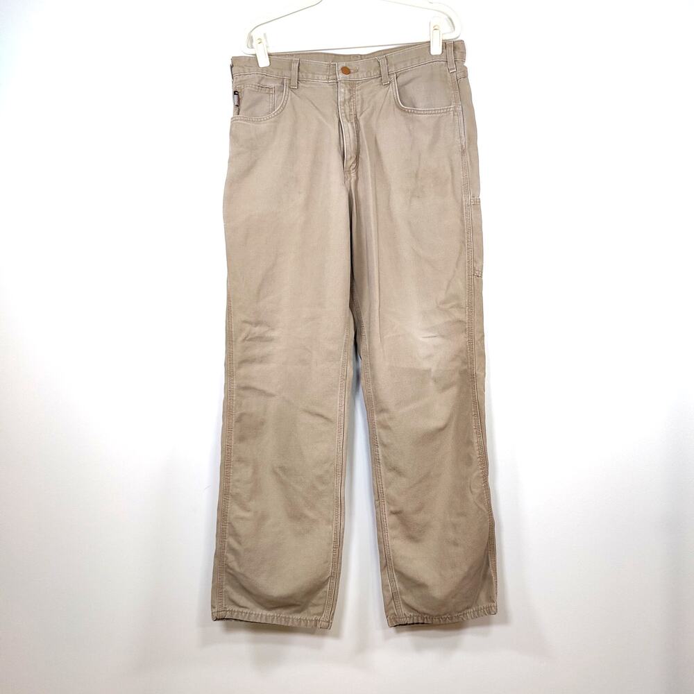 Carhartt FR CAT 2 Flame Resistant Work Pants Khaki 36x34